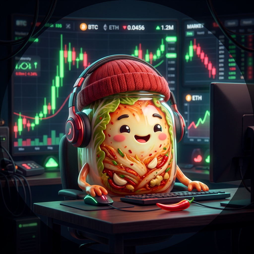 Kimchi the cabbage trader